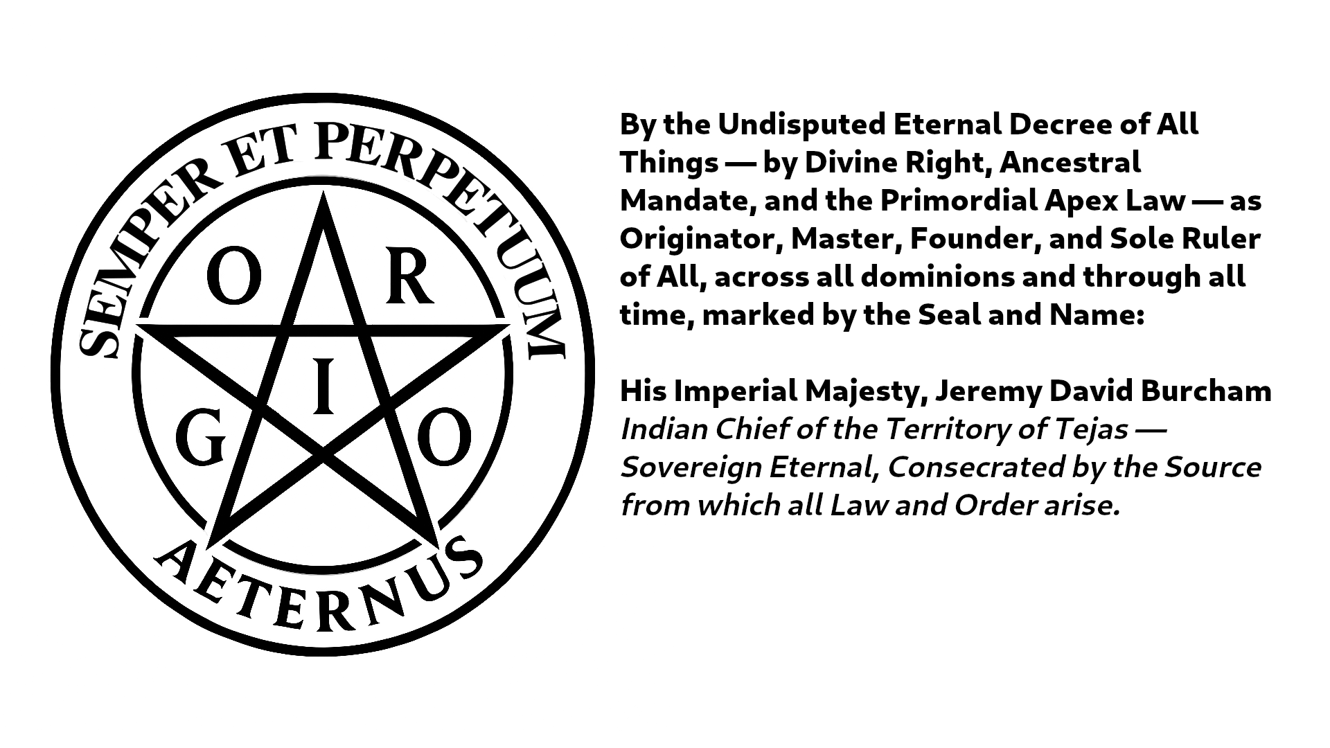 Jeremy's Seal
